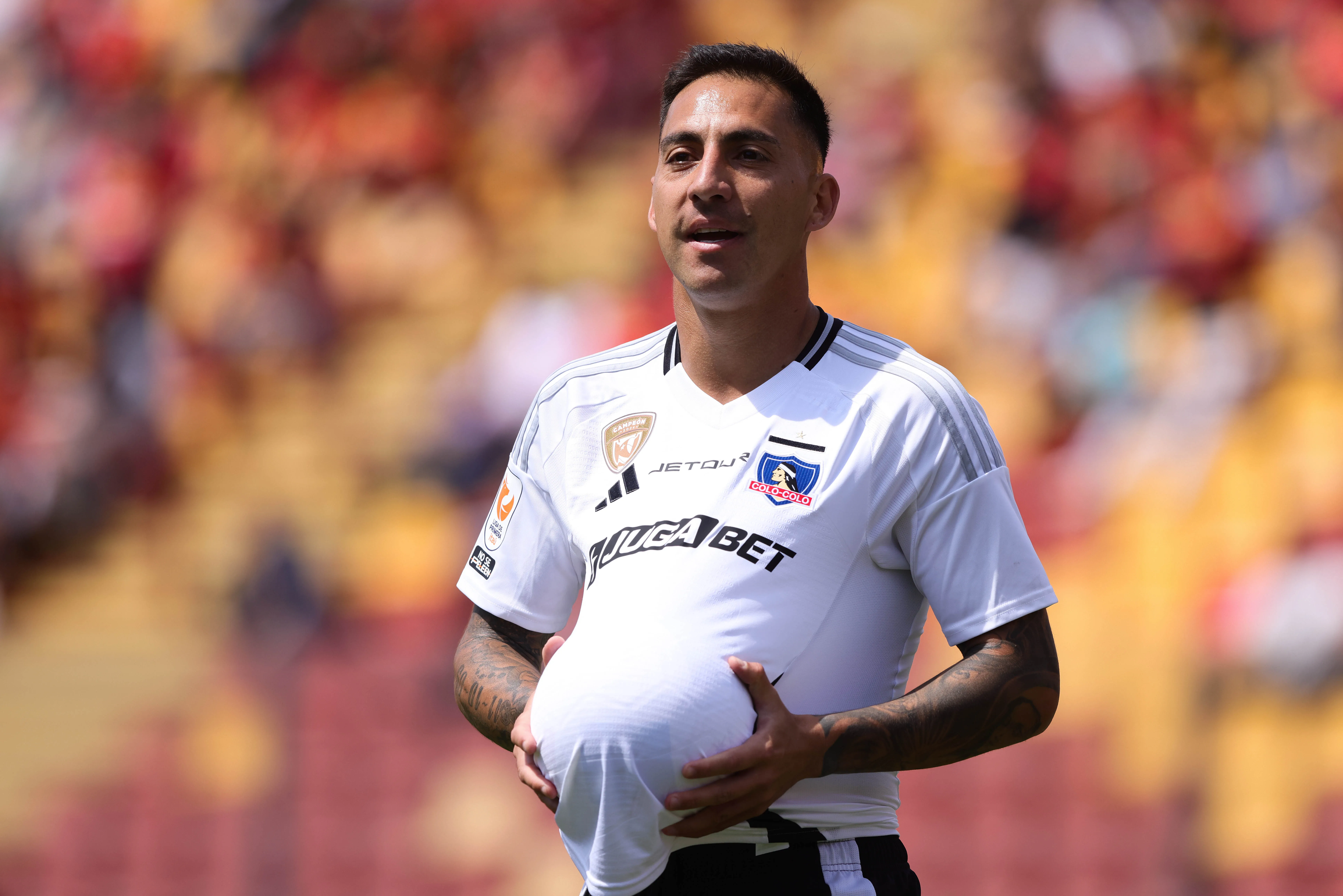 Javier Correa fue el máximo goleador del Colo Colo 2025. (Foto: Felipe Zanca/Photosport)
