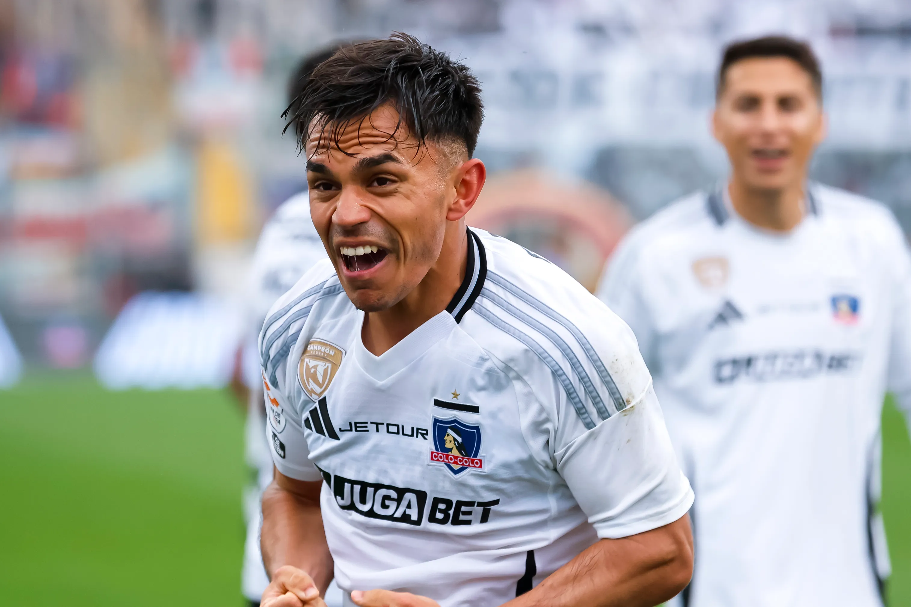 Vicente Pizarro fue el líder en asistencias de Colo Colo este 2025. (Foto: Pepe Alvújar/Photosport)