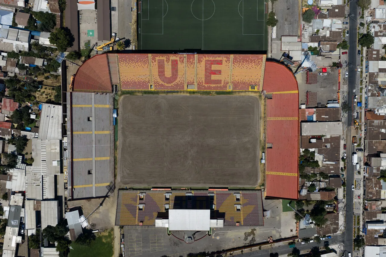 Así luce actualmente el estadio Santa Laura (Photosport).