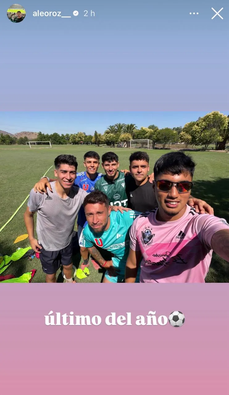 Captura de la historia de Instagram de Alexander Oroz.