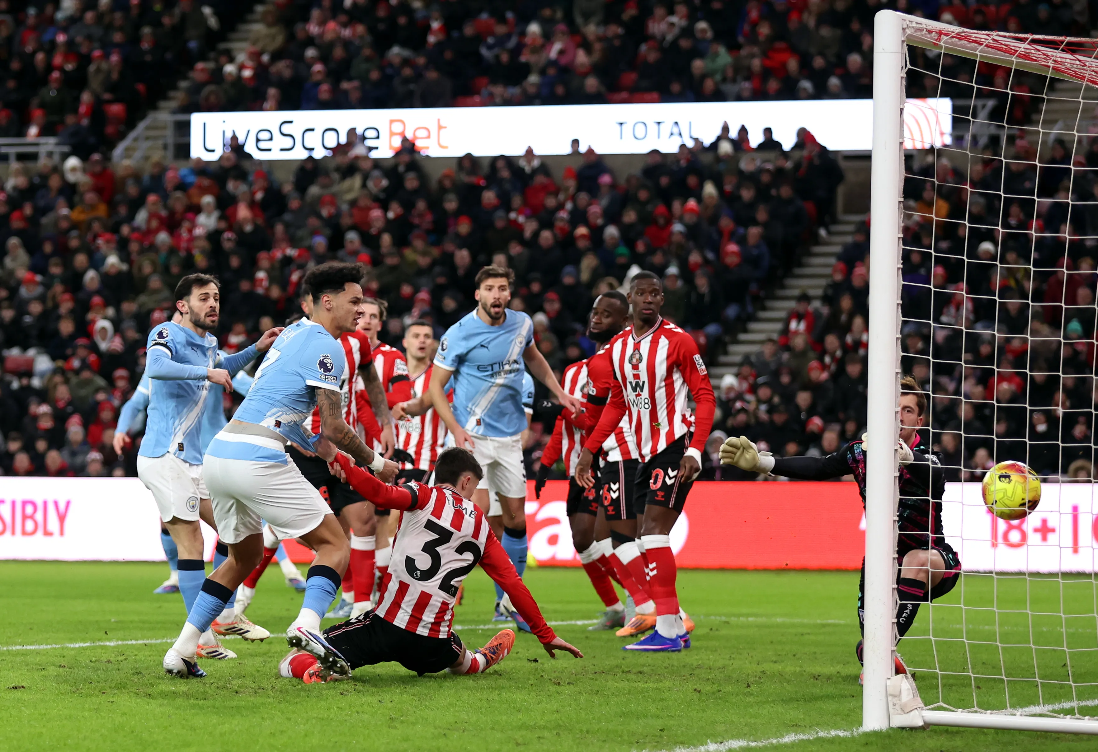 Manchester City visitó a Sunderland este jueves 1 de enero. (Foto: George Wood/Getty Images)