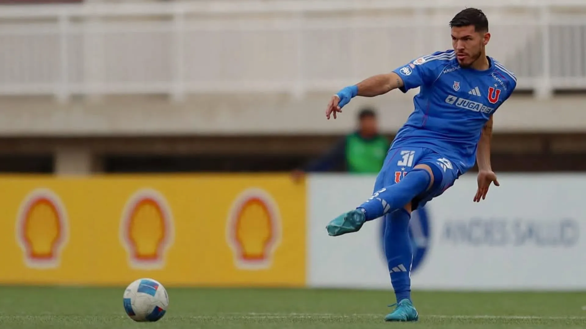 Bianneider Tamayo no ha sumado minutos con Universidad de Chile en 2026. (Imagen: Club Universidad de Chile)