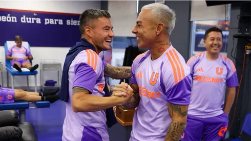 Charles Aránguiz y Eduardo Vargas tuvieron su reencuentro en la U