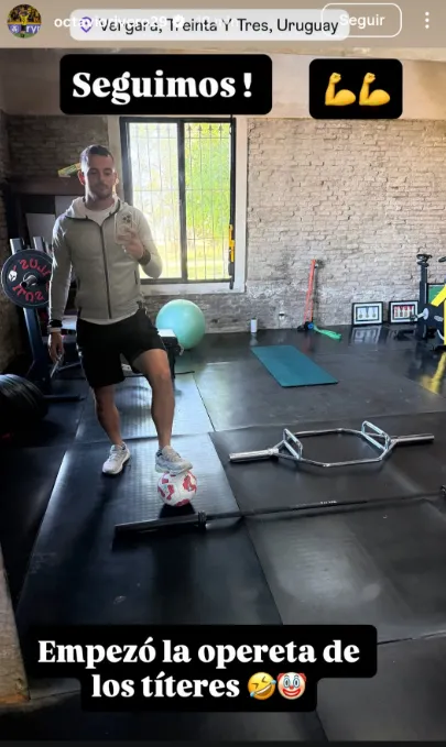 La historia de Octavio Rivero en medio de los rumores que lo vinculan a la U (Foto: captura IG Octavio Rivero)