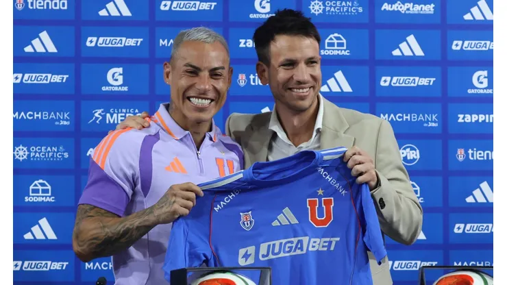 Eduardo Vargas ya se puso la camiseta de la U.