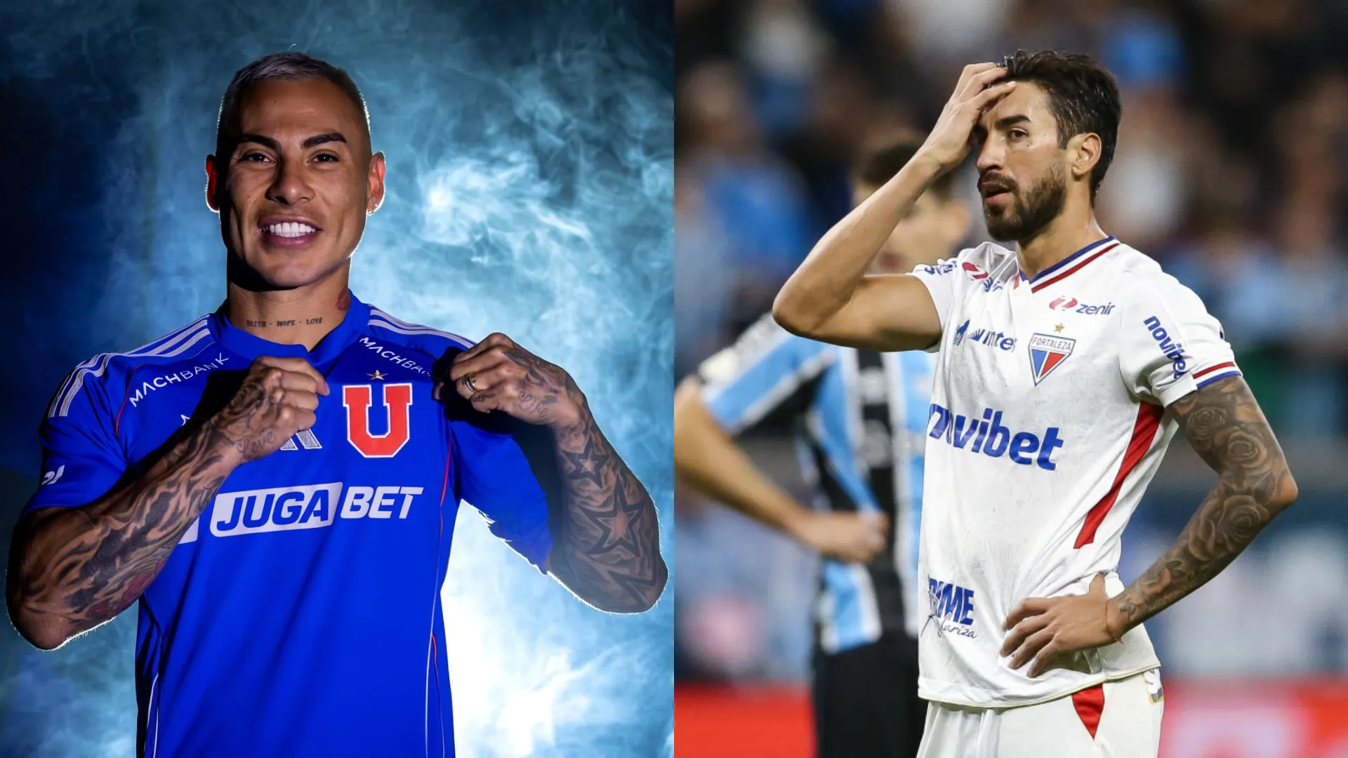 Eduardo Vargas fichó en la U, y lo de Juan Martín Lucero es cuestión de días… (UdeChile/Getty).