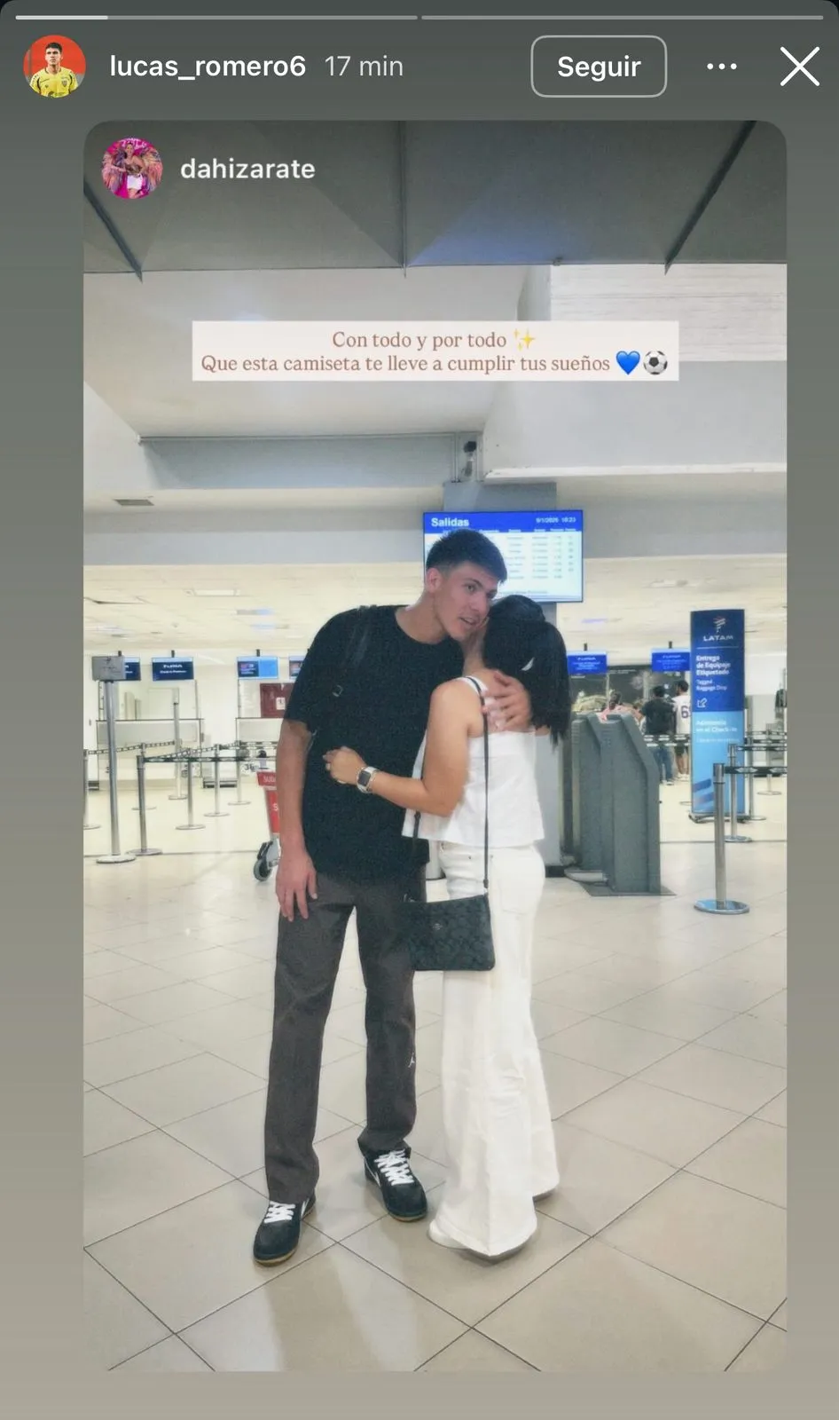 La historia de la esposa de Lucas Romero | FOTO: Instagram