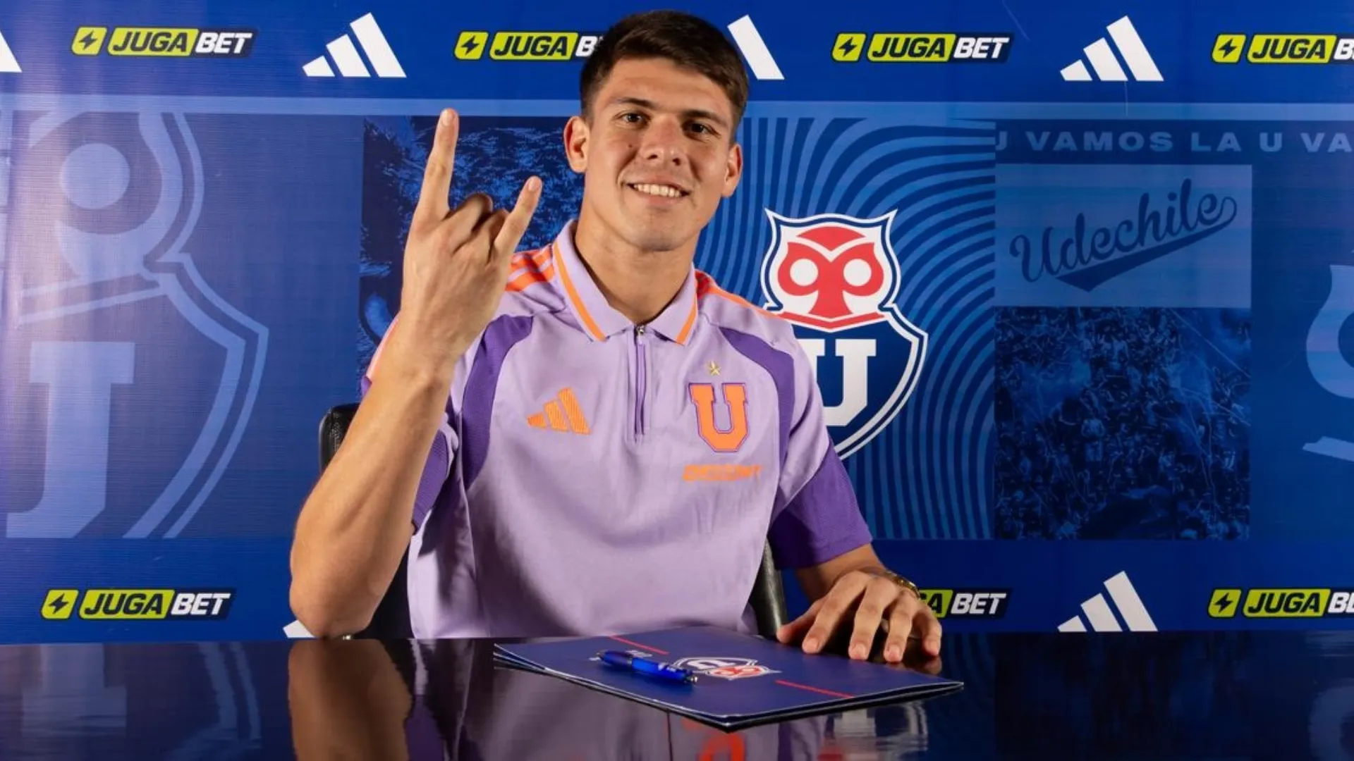 Lucas Romero fue oficializado por Universidad de Chile. (Foto: Universidad de Chile)