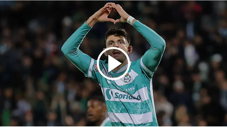 Lucas Di Yorio anotó en su estreno con el Santos Laguna. (Foto: Manuel Guadarrama/Getty Images)