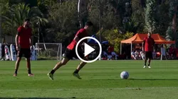 Lucas Cepeda anotó un golazo en el primer triunfo de Colo Colo del 2026. (Foto: Captura)