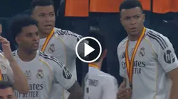 Polémica total por gesto de Kylian Mbappé en la Supercopa
