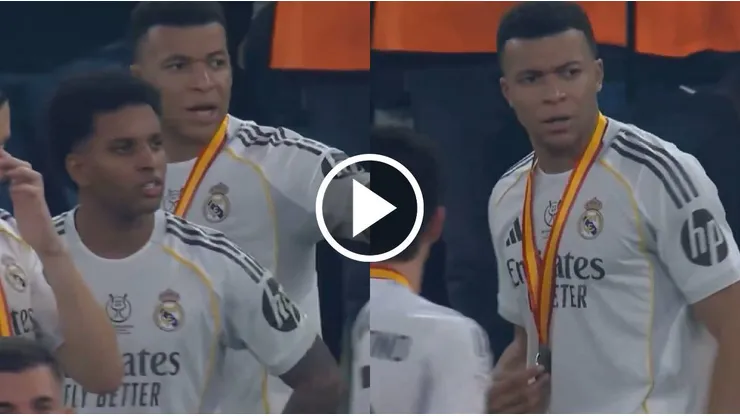 Polémica total por gesto de Kylian Mbappé en la Supercopa