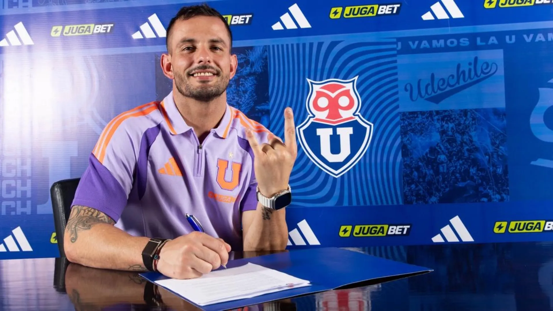 Universidad de Chile presentó a Octavio Rivero ante los medios. (Imagen: Club Universidad de Chile)