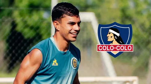 Vicente Pizarro recuerda a Colo Colo en Argentina. (Foto: @RosarioCentral)
