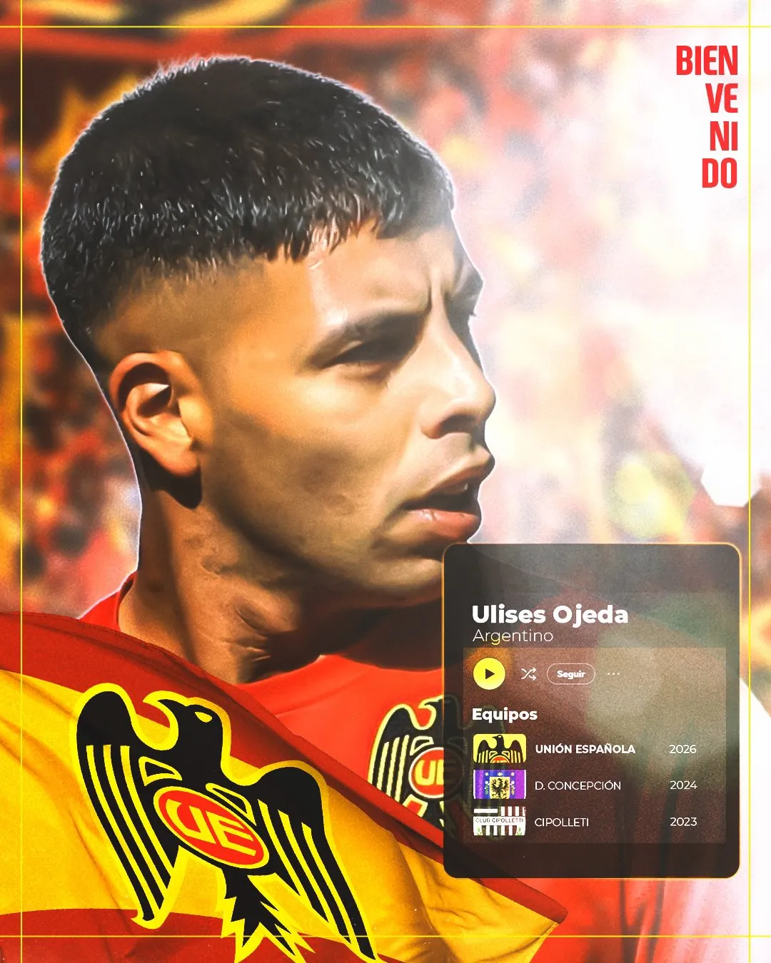 Ulises Ojeda es nuevo refuerzo de Unión Española