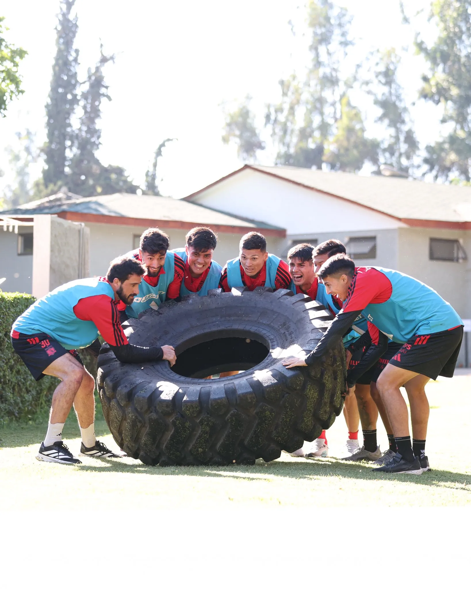 Durísima pretemporada de Colo Colo en Pirque (@ColoColo).