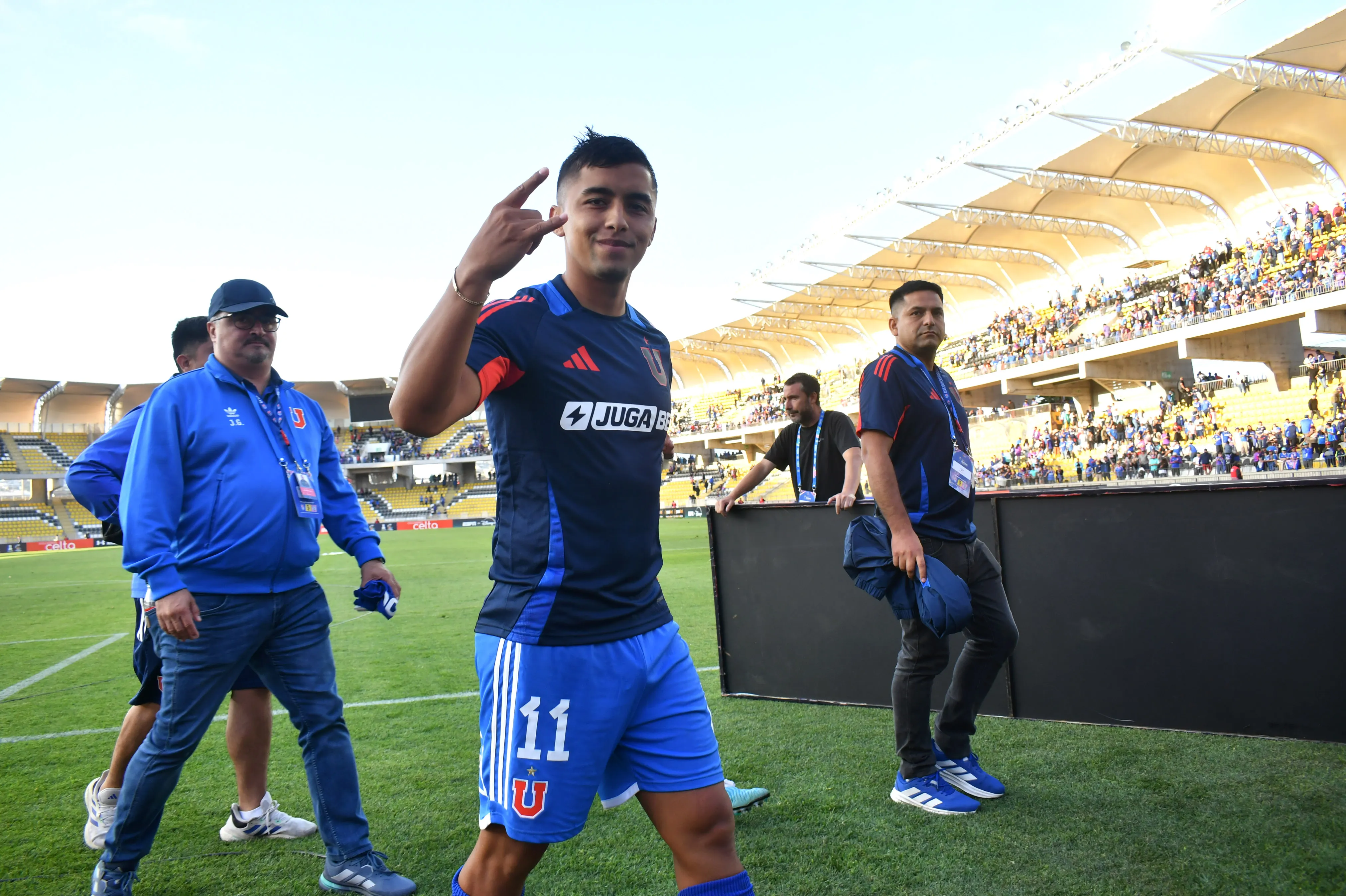 Nicolás Guerra convirtió 34 goles en sus dos pasos por la U Alejandro Pizarro Ubilla/Photosport