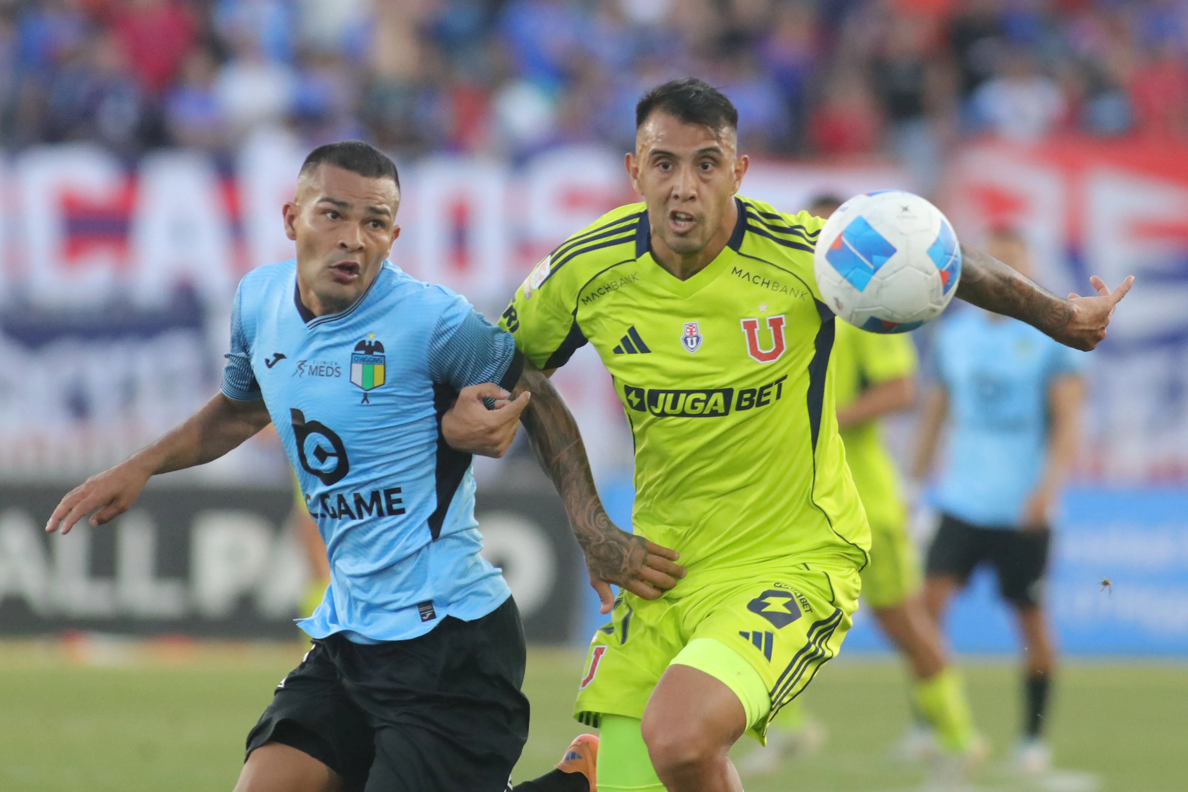 Matías Lugo estaría en la mira de Francisco Meneghini para Universidad de Chile. (Imagen: Photosport)