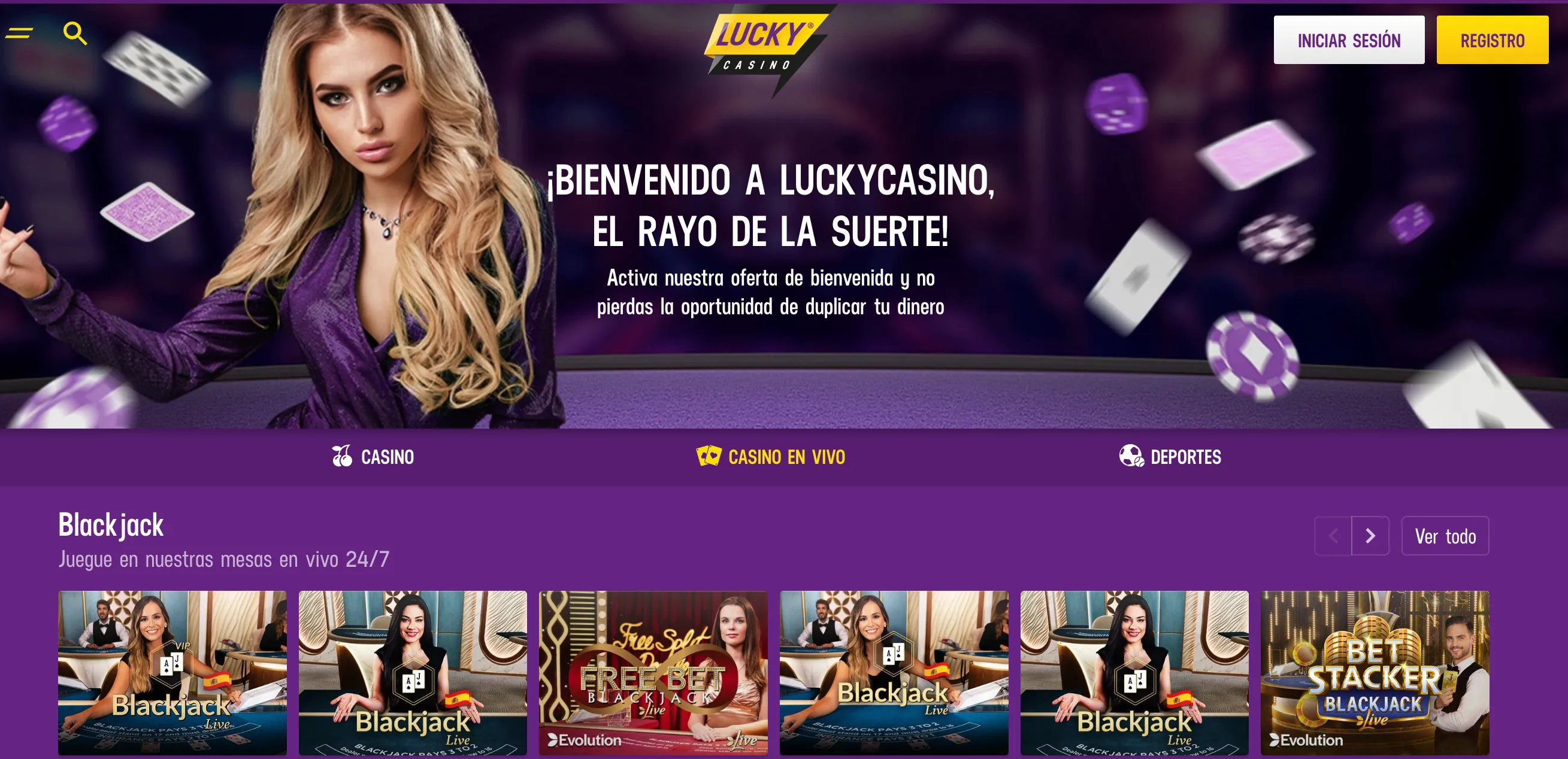 Tomada desde Lucky Casino Chile