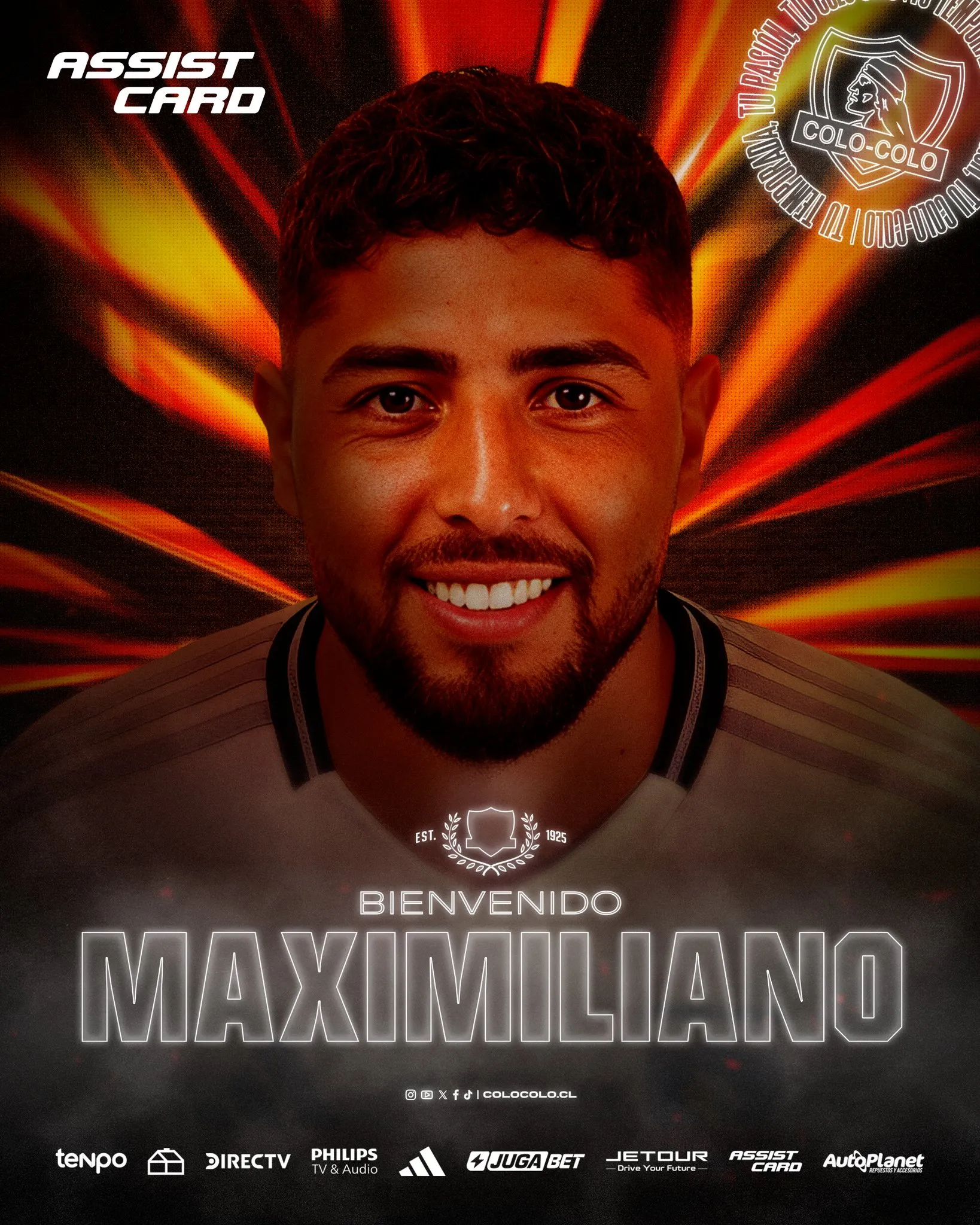 Colo Colo oficializó el fichaje de Maximiliano Romero.
