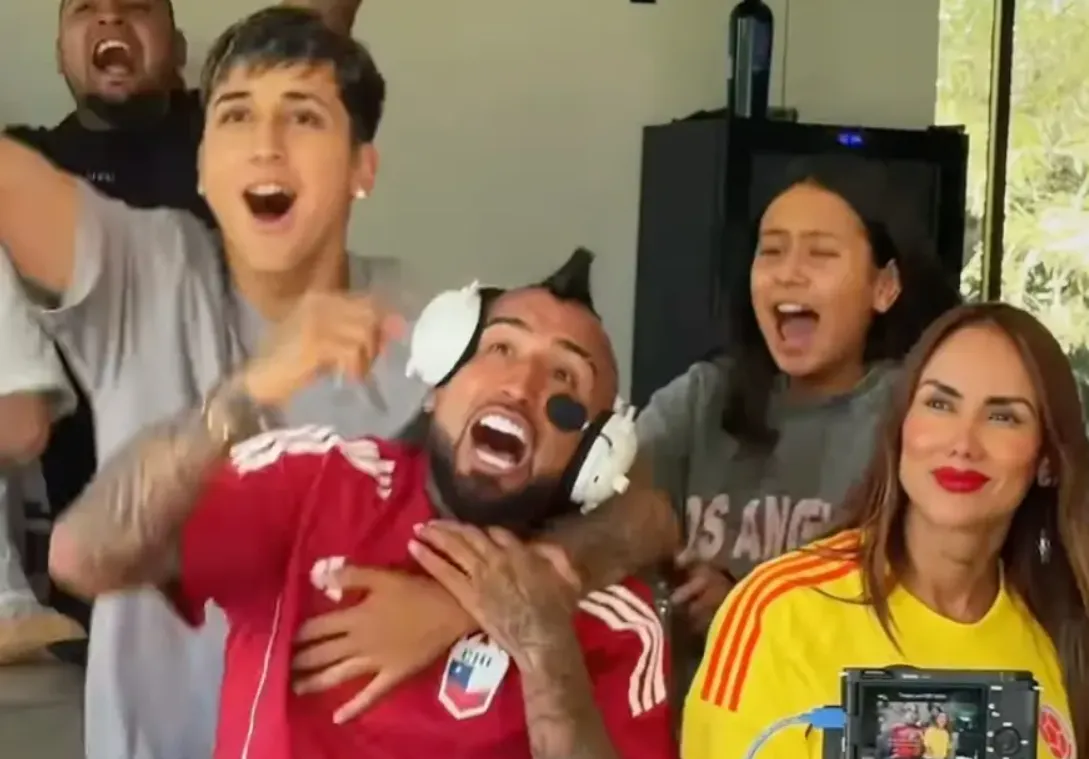 Arturo Vidal ha disfrutado cada uno de los partidos de Chile en la Kings League | FOTO: Captura