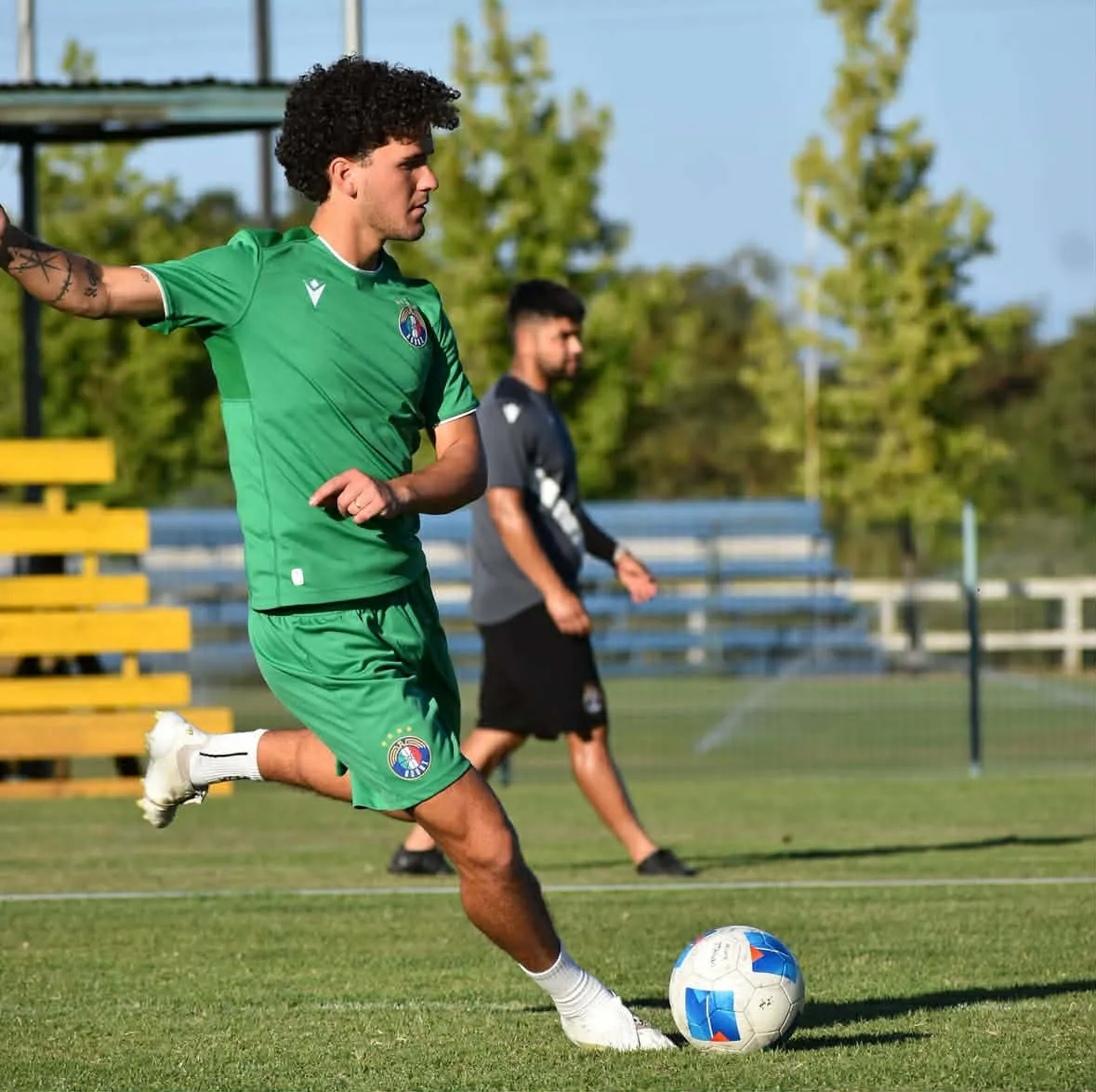 Favian Loyola ya forma parte de la pretemporada de Audax Italiano. (Foto: Audax Italiano).