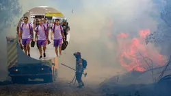 Fuertes incendios forestales complican a Concepción.