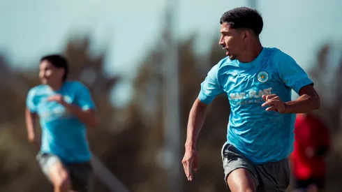 Salomón Rodríguez sorprendió a Colo Colo en partido amistoso. (Foto: @MvdCityTorque)
