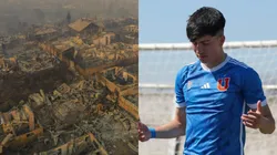 Franco Cáceres lo perdió todo en el incendio de Penco.