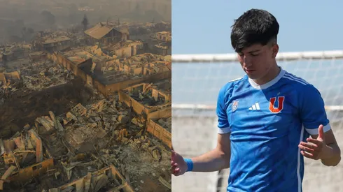 Franco Cáceres lo perdió todo en el incendio de Penco.
