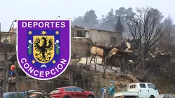 Deportes Concepción no queda ajeno a la gran tragedia que golpea al sur de Chile (Foto: Photosport)