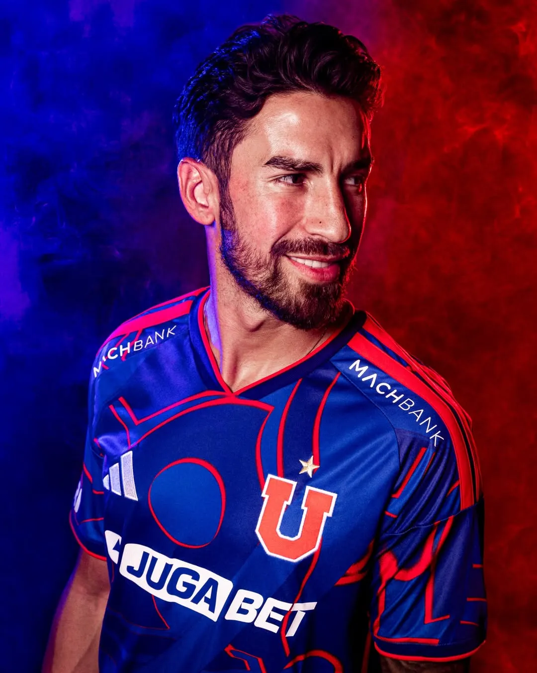 Juan Martín Lucero ya es jugador de Universidad de Chile. (Foto: Club Universidad de Chile)