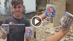 El hincha de la U que conmueve a todo Chile.