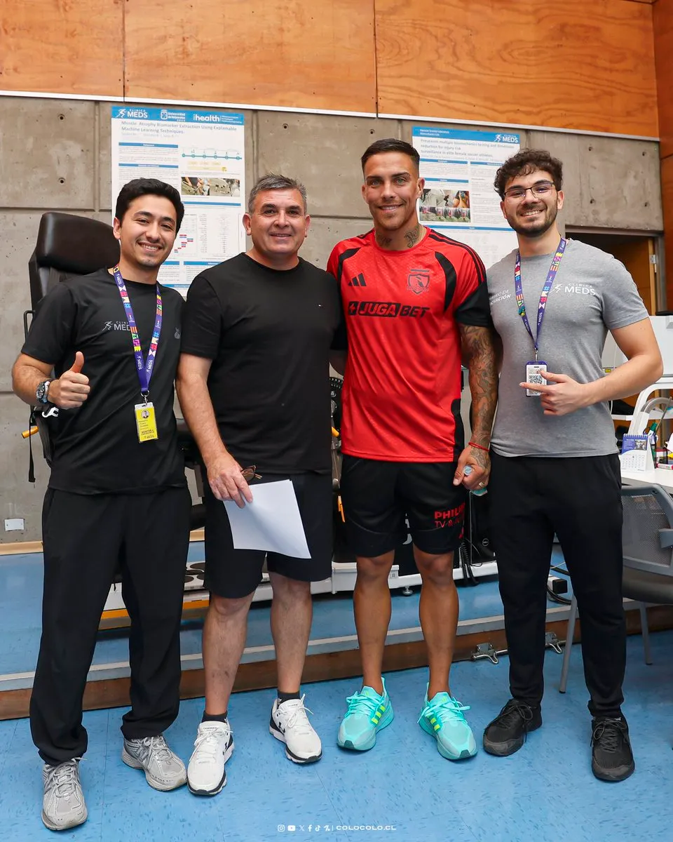 Javier Méndez se comienza a adaptar al día a día en Colo Colo | FOTO: Colo Colo