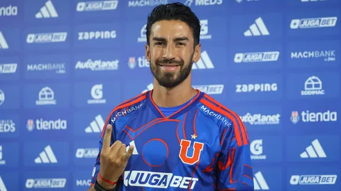 Juan Martín Lucero fue presentado en Universidad de Chile.
