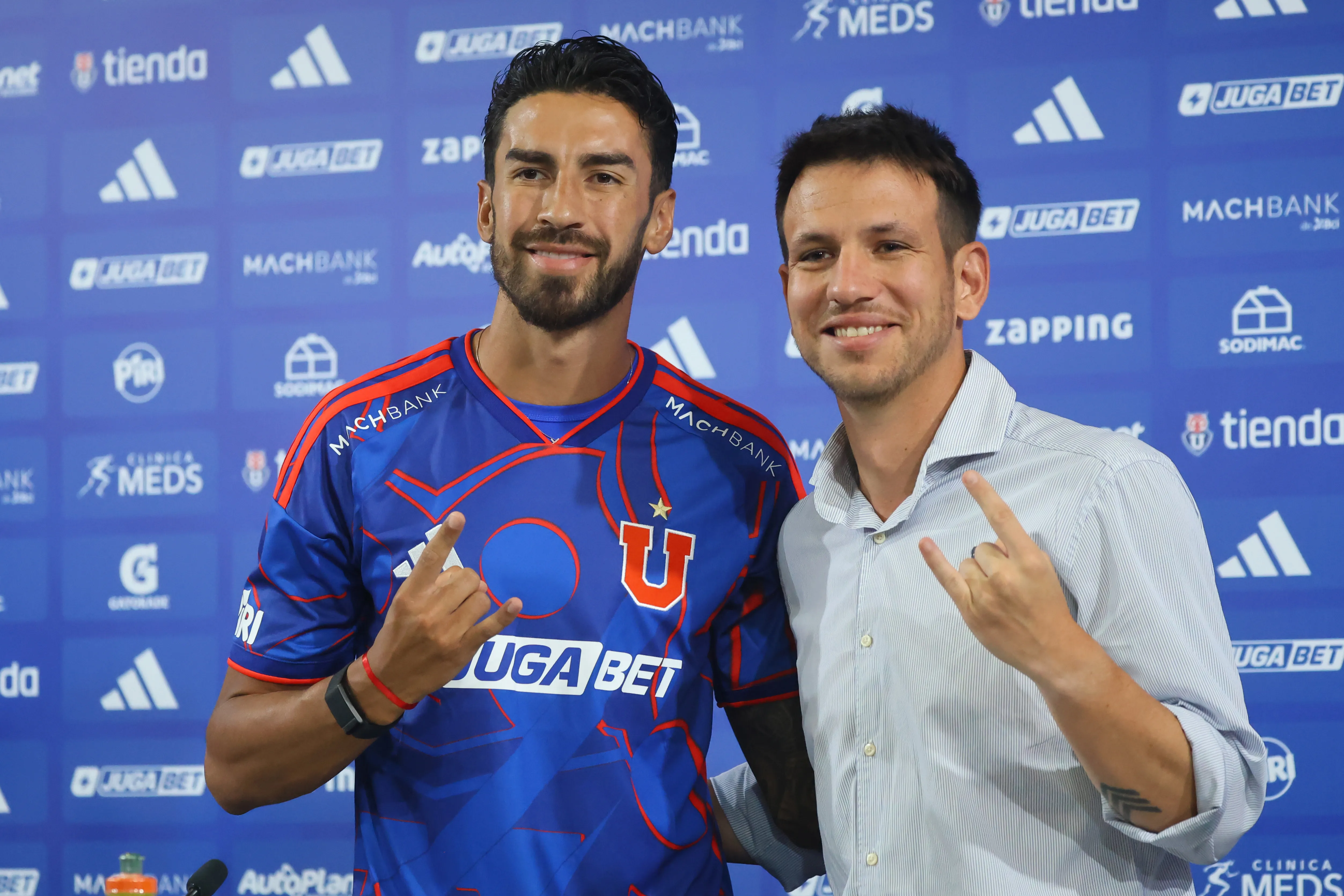 Juan Martín Lucero ya es jugador de Universidad de Chile. (Imagen: Photosport)
