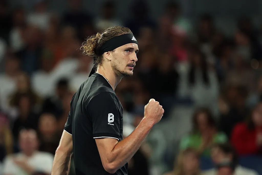 Alexander Zverev derrotó con un gran tenis, a Alexander Müller en el Australian Open (Getty Images).