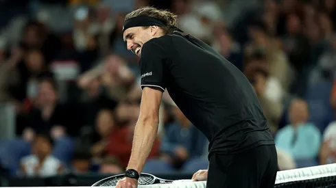 La felicidad de Alexander Zverev en el Australian Open
