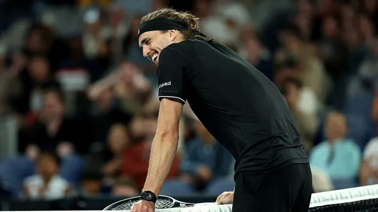 La felicidad de Alexander Zverev en el Australian Open