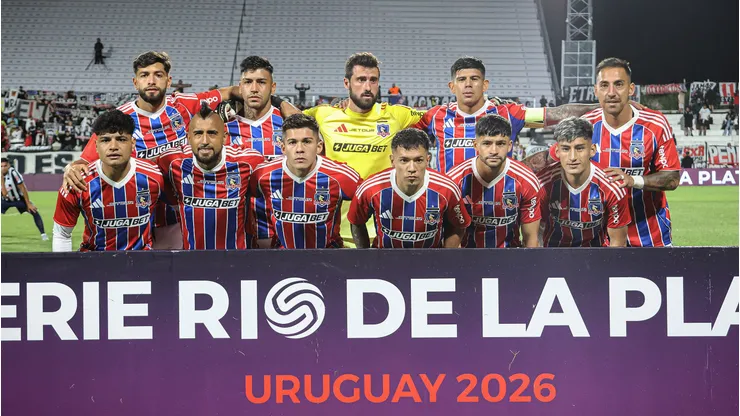 Colo Colo disputa su último amistoso por la Serie Río de La Plata. (Foto: FocoUy/Photosport)