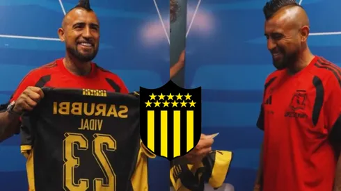 Arturo Vidal recibe especial reconocimiento de parte de Peñarol (Foto: captura)
