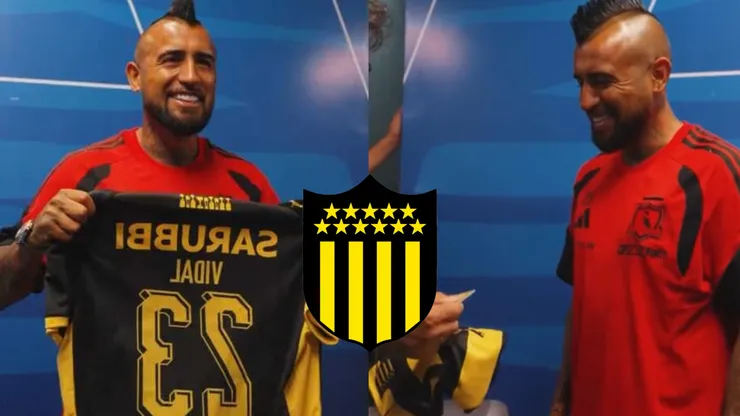 Arturo Vidal recibe especial reconocimiento de parte de Peñarol (Foto: captura)