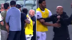 Jorge Sampaoli vivió una noche de furia en el fútbol brasileño