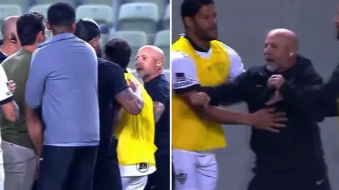 Jorge Sampaoli vivió una noche de furia en el fútbol brasileño