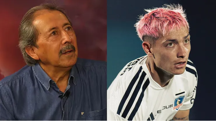 El exdelantero no tuvo piedad con el atacante albo.