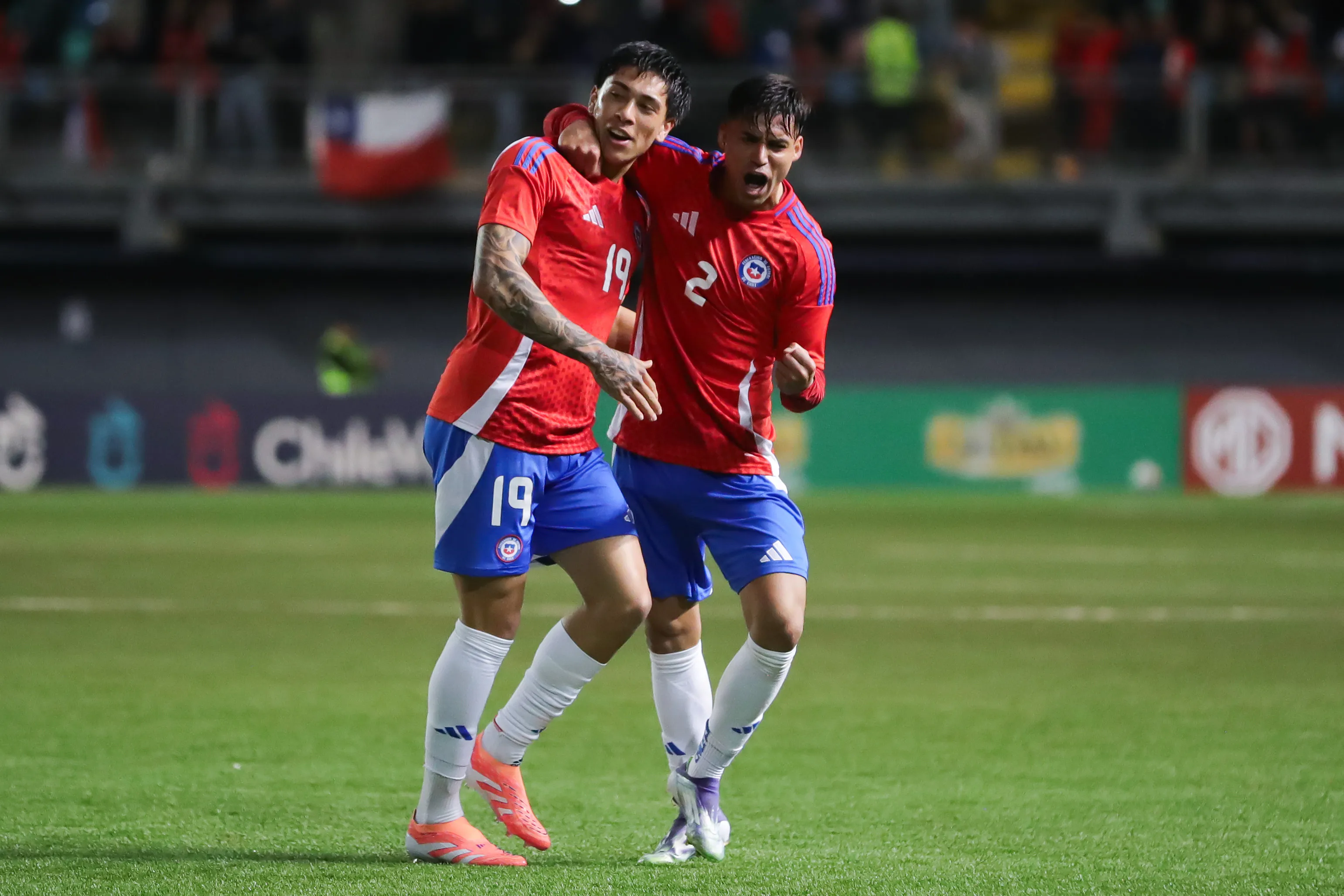 Maximiliano Gutiérrez ya tu su debut oficial con la camiseta de La Roja | FOTO: Felipe Zanca/Photosport