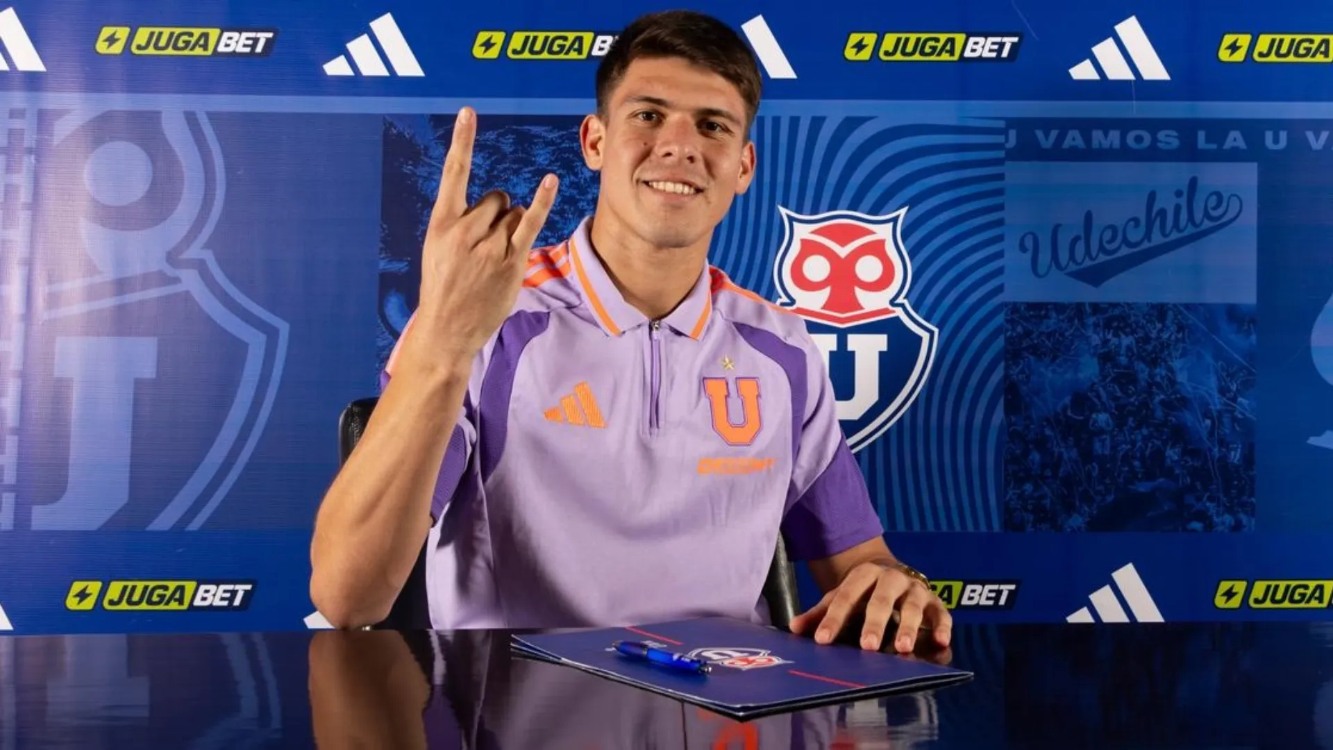 Lucas Romero ilusiona al cuerpo técnico de Francisco Meneghini en Universidad de Chile. (Foto: Club Universidad de Chile)