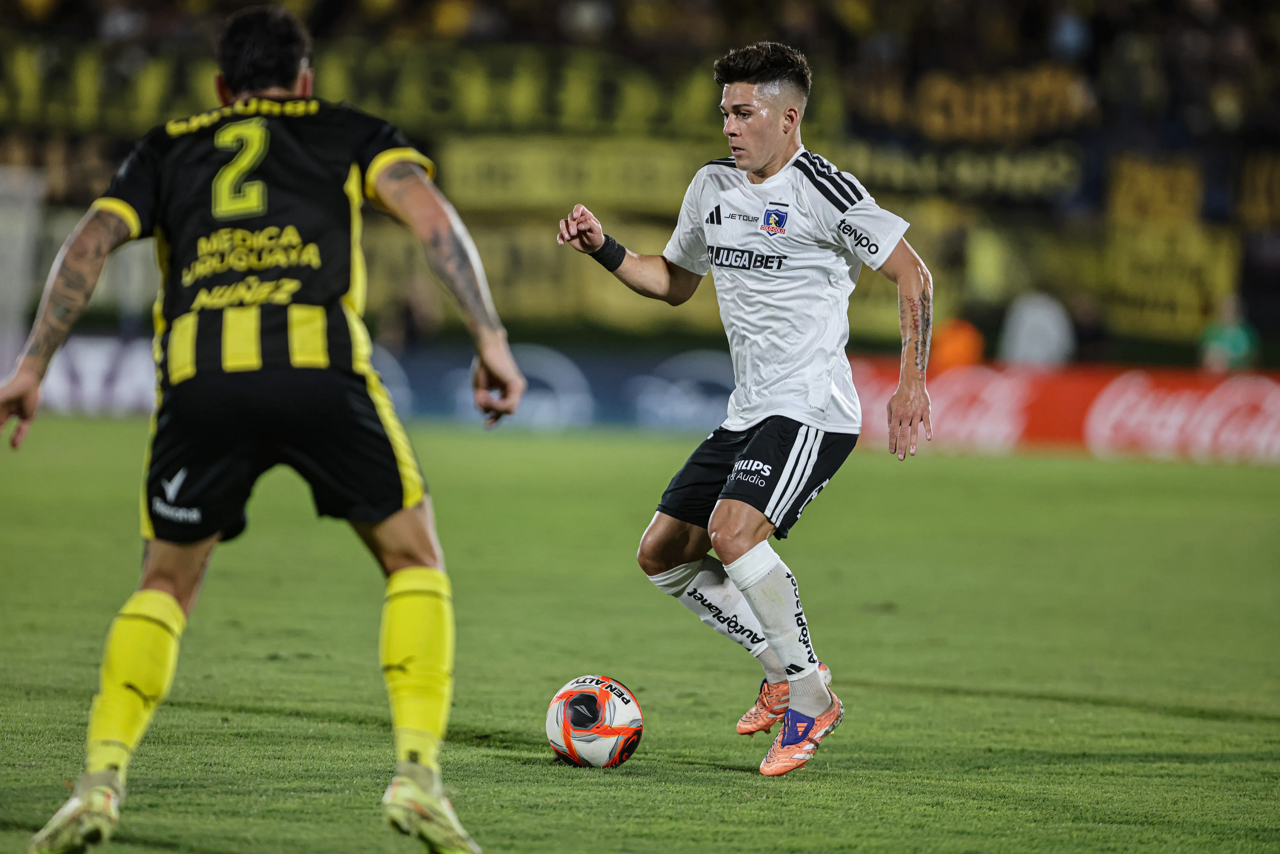 Colo Colo viene de empatar 1-1 con Peñarol e imponerse en penales por 4-3. (Foto: Gaston Britos/Focouy/Photosport)