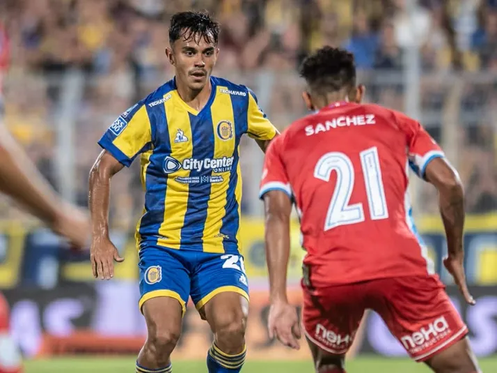 Vicente Pizarro tuvo un ingrato debut con Jorge Almirón en Rosario Central