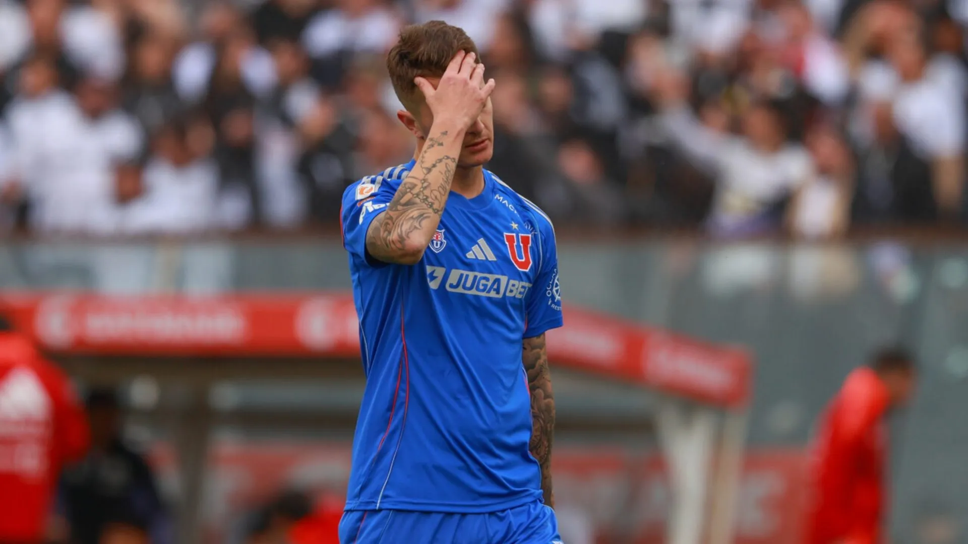 Franco Calderón enfrentó los micrófonos tras el empate de U. de Chile ante Audax (Foto: Photosport)